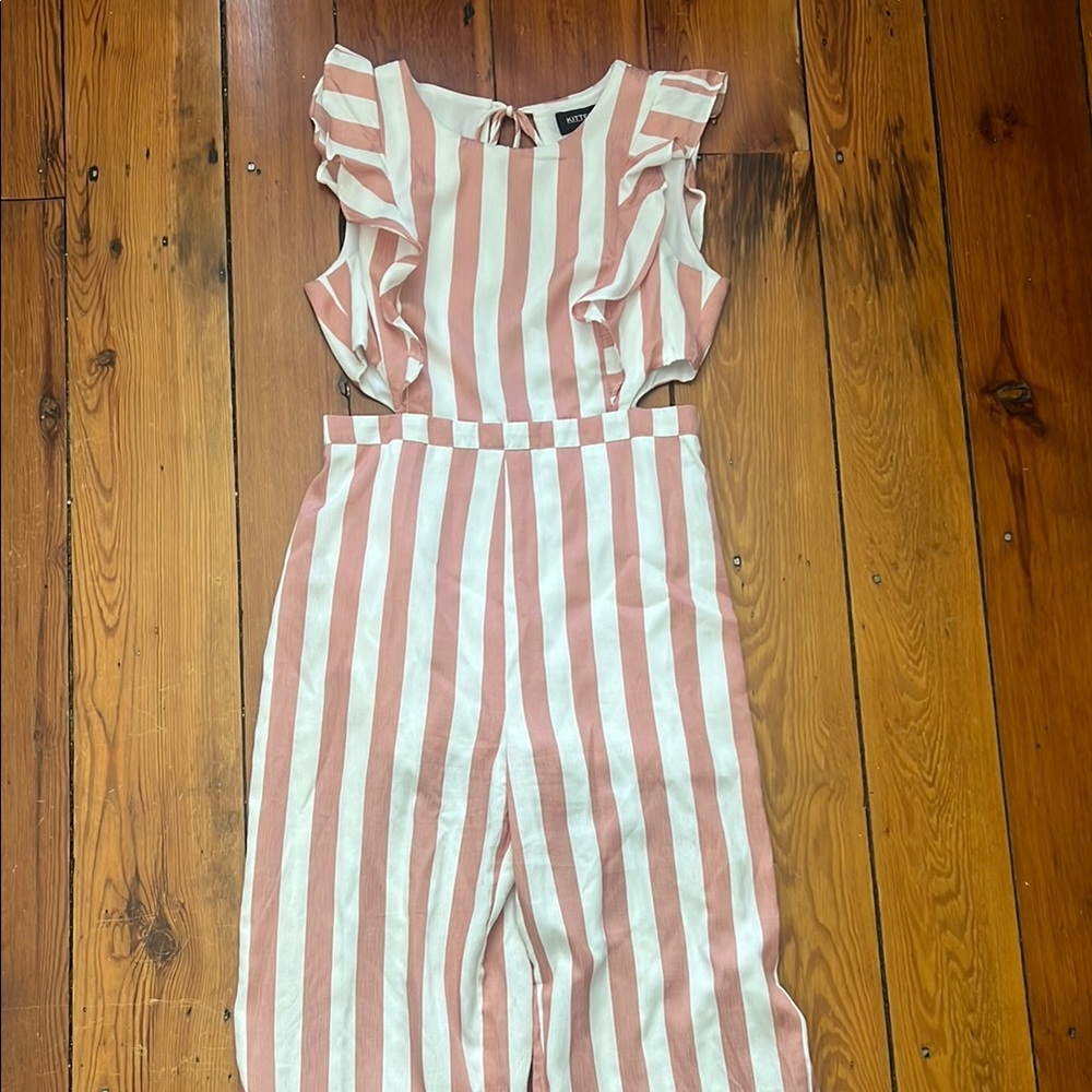 Striped Jumpsuit
